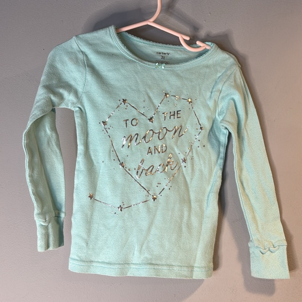 To the moon and back fleece pant pj set - Picture 4 of 16